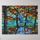 Autumn Landschap Poster (Voorkant)