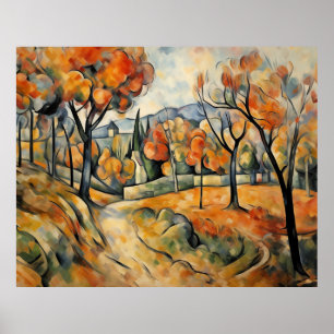 Autumn Landschap Poster