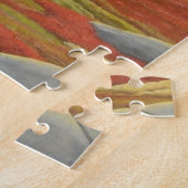 Autumn Landschap Puzzle Personalized Polar Beren Legpuzzel (Zijkant)