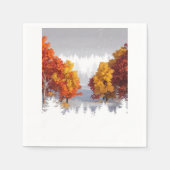 Autumn Landschap Servet (Voorkant)