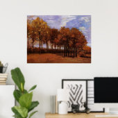 Autumn landschap, Vincent van Gogh Poster (Thuiskantoor)