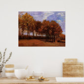 Autumn landschap, Vincent van Gogh Poster (Keuken)