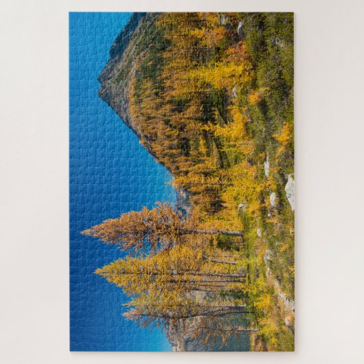 Autumn Larches bij Easy Pass Washington Legpuzzel (Verticaal)