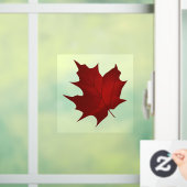 Autumn Leaf 3 Vinyl Window Cling Raamsticker (Huis)