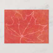 Autumn Leaf Art Briefkaart (Voorkant)