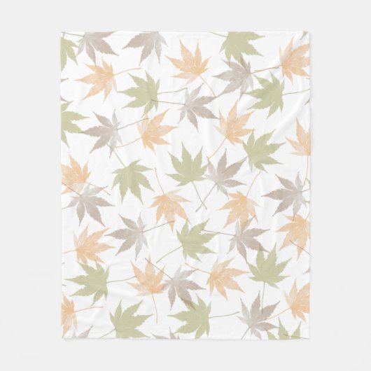 Autumn Leaf Beauty Fleece Blanket Deken (Voorkant)