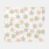 Autumn Leaf Beauty Fleece Blanket Deken (Voorkant (Horizontaal))
