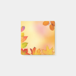 Autumn Leaf Beauty" x 3-inch Post-it® notes