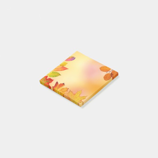 Autumn Leaf Beauty" x 3-inch Post-it® notes (Schuin)