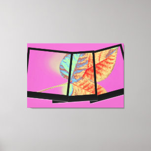 Autumn leaf canvas afdruk