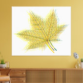 Autumn Leaf Canvas Afdruk (Insitu (Woonkamer))