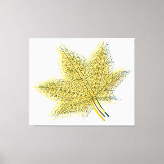 Autumn Leaf Canvas Afdruk (Voorkant)