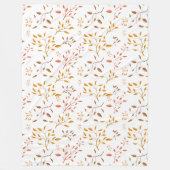 Autumn Leaf Cascade – Cozy Fleece Blanket (Voorkant)