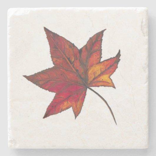 Autumn Leaf Ceramic Onderzetter 3 (Voorkant)