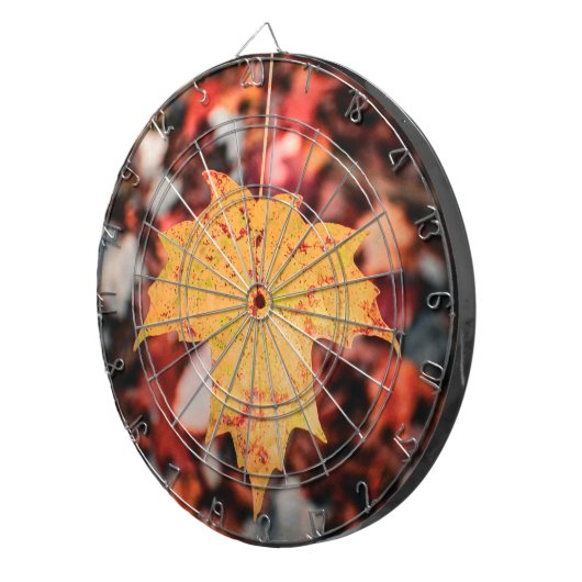 Autumn Leaf Dart Board Dartbord (Voorkant Rechts)
