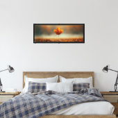 Autumn Leaf Falling Canvas Afdruk (Insitu (Slaapkamer))