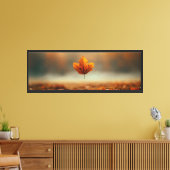 Autumn Leaf Falling Canvas Afdruk (Insitu (Woonkamer))