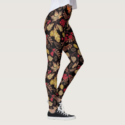 Autumn Leaf Foliage Leggings (Rechts)
