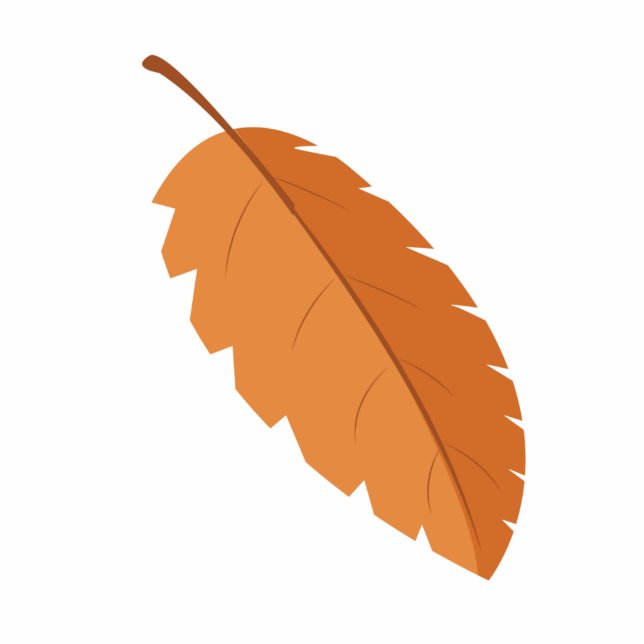 Autumn Leaf Fotobeeldje Magneet (Voorkant)