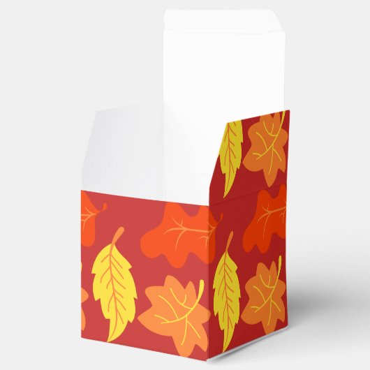 Autumn Leaf Gift Box Bedankdoosjes (Geopend)