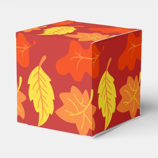 Autumn Leaf Gift Box Bedankdoosjes (Achterkant)