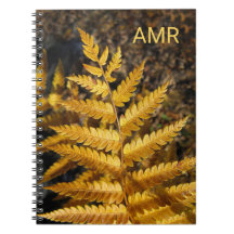 Autumn Leaf Golden Fern Foto van Monogram