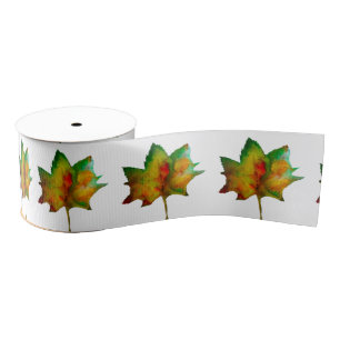 Autumn Leaf Grosgrain Lint