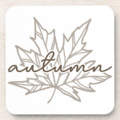 AUTUMN LEAF Hard kunststof onderzetter (Voorkant)