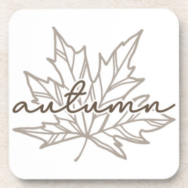 AUTUMN LEAF Hard kunststof onderzetter