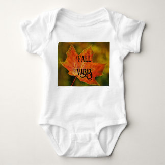 Autumn Leaf Herfst Vibes Baby Bodysuit