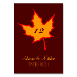 Autumn Leaf Kaart