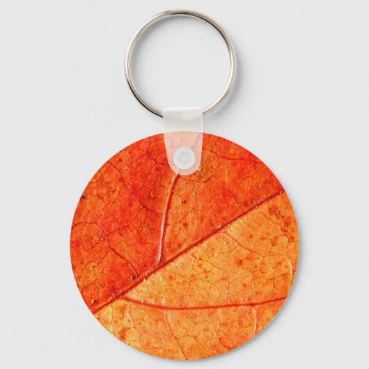 Autumn Leaf Key Ring Sleutelhanger (Voorkant)