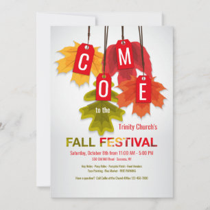 Autumn Leaf Labels Kaart