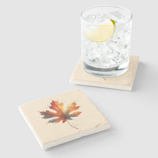 Autumn Leaf Onderzetter (Zijkant)