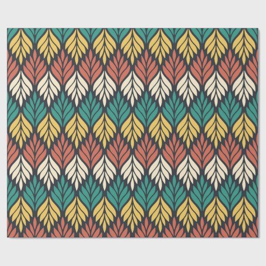 Autumn Leaf Pattern Cadeaupapier (Vlak)