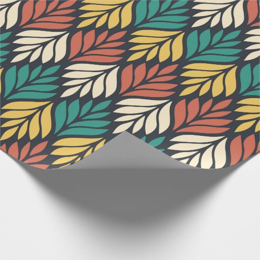Autumn Leaf Pattern Cadeaupapier (Hoek)