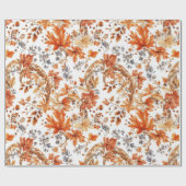 Autumn Leaf Pattern Cadeaupapier (Vlak)