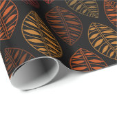 Autumn Leaf Pattern Cadeaupapier (Rol Hoek)