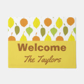 Autumn Leaf Pattern Deurmat (Voorkant)