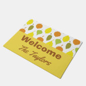 Autumn Leaf Pattern Deurmat (Schuin)