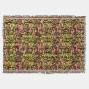 Autumn Leaf Pattern Modern Throw Blanket Deken