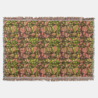 Autumn Leaf Pattern Modern Throw Blanket Deken