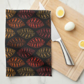 Autumn Leaf Pattern Theedoek (Quarter Fold)