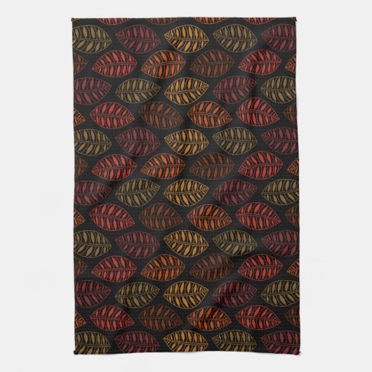 Autumn Leaf Pattern Theedoek (Verticaal)