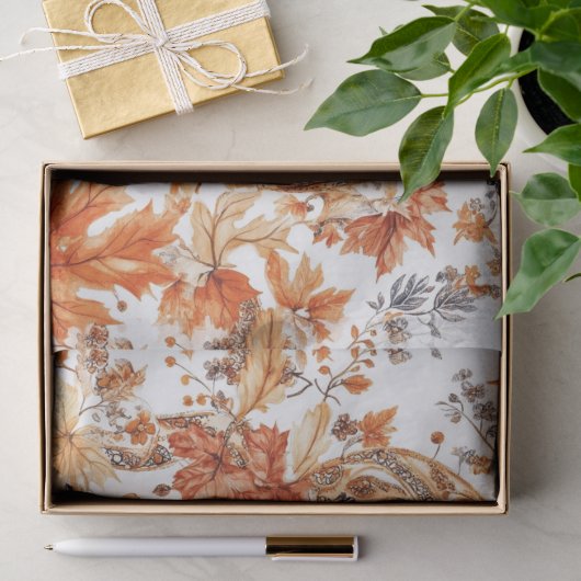 Autumn Leaf Pattern Tissuepapier (Geschenk)