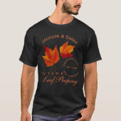 Autumn Leaf Peeping Personalized T-shirt (Voorkant)
