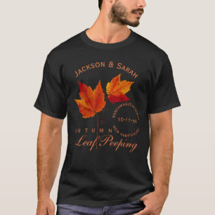 Autumn Leaf Peeping Personalized T-shirt