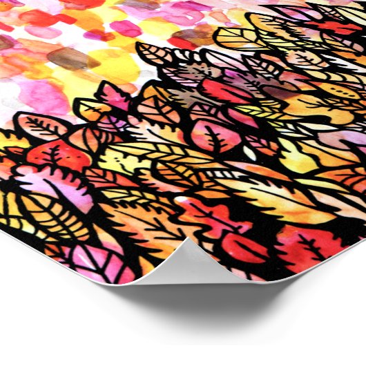 Autumn Leaf Poster (Hoek)