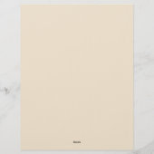 Autumn Leaf Shapes Stationery Paper Briefhoofd (Achterkant)