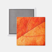 Autumn Leaf Square Magnet (Voorkant / Achterkant)